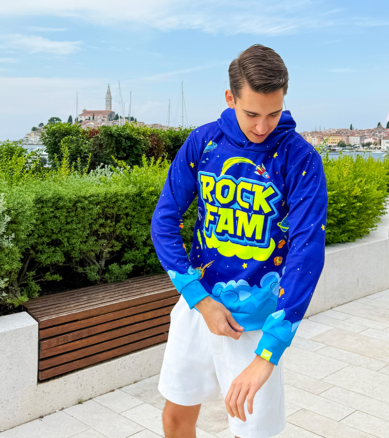 ROCKFAM NEON GALAXY DUKS