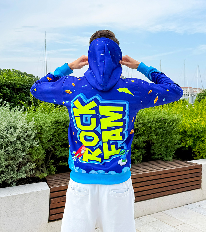 ROCKFAM NEON GALAXY DUKS