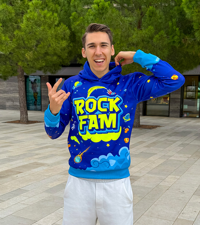 ROCKFAM NEON GALAXY DUKS